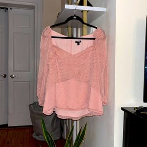 Express Rose and Gold Shirt